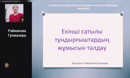 Analysis of the operation of the second stage electrostatic precipitators (Raikanova G.)